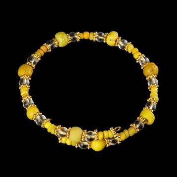 Oud-Romeins, Keizerrijk Armband met Romeinse glaskralen