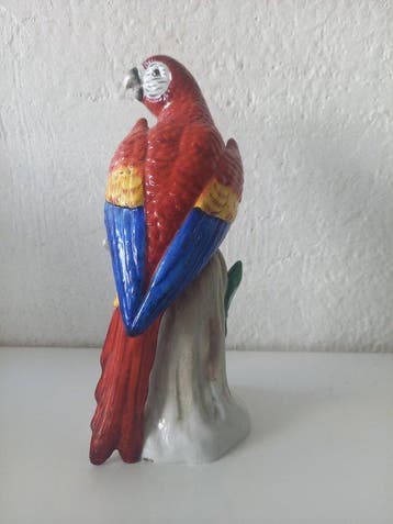 Enst Bohne & Söhne - sculptuur, Perroquet Ara - 20 cm -