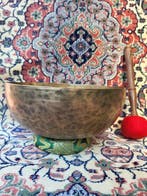 Oude Jambati Klankschaal 1000 gr. 22.5 cm. - Nepal - Begin