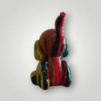 RED - sculptuur, Éléphant balloon color - 13 cm - Hars -