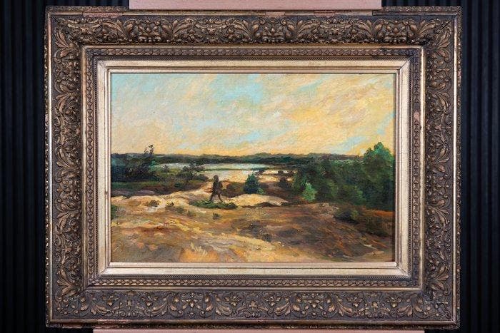 Haagse School (XIX-XX) - De Jager (No Reserve), Antiquités & Art, Art | Peinture | Classique