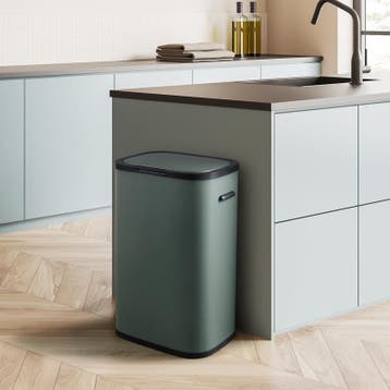 Poubelle avec ouverture à pression - 60 l - vert foncé - 42, Verzenden, Neuf