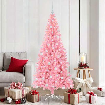 vidaXL Kerstboom Roze 180 cm PVC, Verzenden, Nieuw