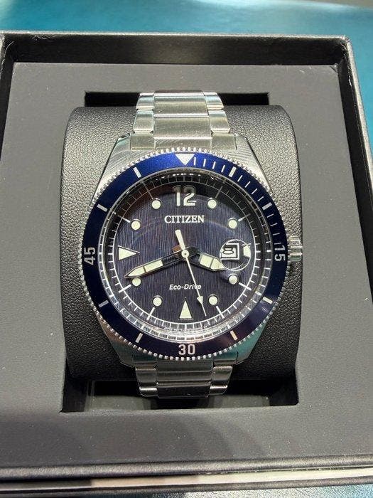 Citizen - Collezione OF Marine - Eco-Drive - Sans prix de, Handtassen en Accessoires, Horloges | Heren