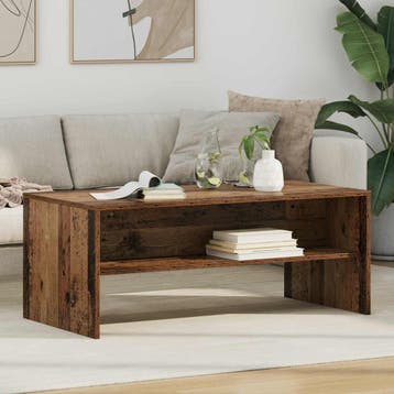 vidaXL Salontafel Oudhout 100 x 50 x 40 cm Bewerkt hout, Verzenden, Nieuw