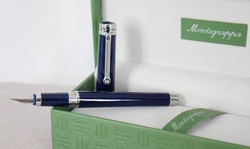 Montegrappa - Parola Navy Blue Fountain Pen - Stylo à plume, Collections
