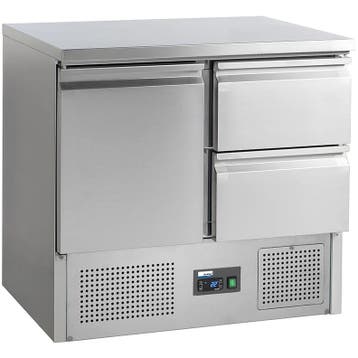 Koelwerkbank | COOL-LINE | 260L | 1 Deur + 2 Laden (1/1 GN), Verzenden, Nieuw in verpakking