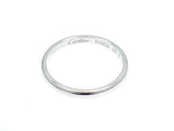 Cartier - Ring - 1895 Wedding band Ring Pt950 Platina, Handtassen en Accessoires, Ringen, Nieuw