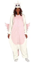 Unicorn Onesie Roze L, Verzenden