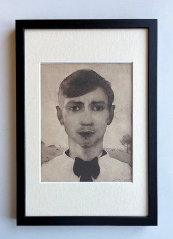 Jan Mankes (1889-1920), naar - Zelfportret