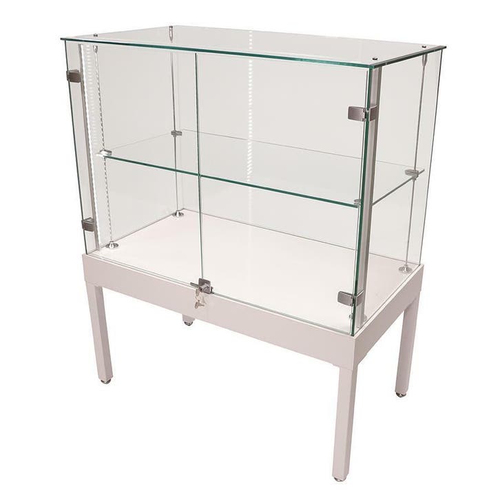 *TIP*  Lage vitrinekast wit met led strip S-VVZ-001, Articles professionnels, Aménagement de Bureau & Magasin | Commerce & Inventaire