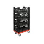 Compleet bakkenset, magazijnbakken, stapelkratten, duurzaam, 40 tot 60 cm, Verzenden, 50 tot 75 cm, Nieuw