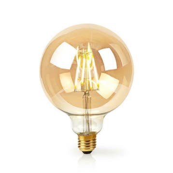 Wi-Fi Smart Filament Globe LED Lamp | 2200K | 5W | E27 -, Verzenden, Nieuw, E27 (groot)