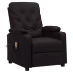 Massagestoel Kunstleer Zwart | Retour Deal 47% | Relax!, Huis en Inrichting, Zetels | Zetels, Eenpersoons, Verzenden, Nieuw, Minder dan 150 cm