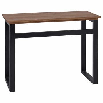 vidaXL Bureau Naturel Massief Teakhout 100 x 45 x 75cm, Verzenden