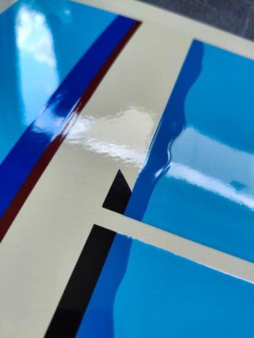 Bauhaus - enamel sign BAUHAUS Villa mit Pool Emailschild