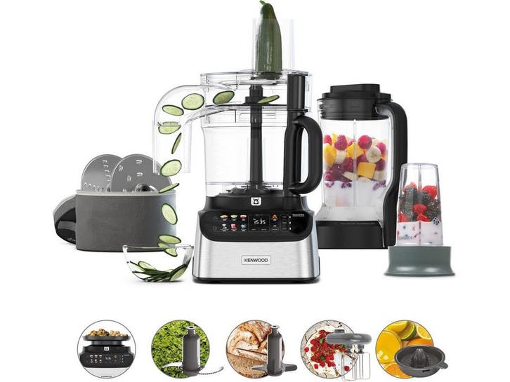 Kenwood FDM73.850SS - Keukenmachine - 3-in-1 met 1000W -, Elektronische apparatuur, Keukenmixers, Zo goed als nieuw, Verzenden