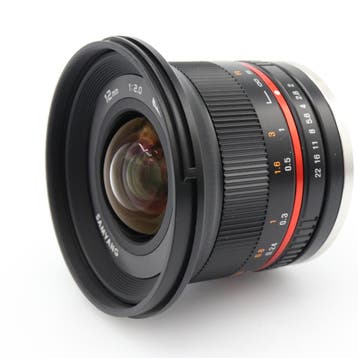 Samyang 12mm f/2 NCS CS Sony E | Tweedehands, Audio, Tv en Foto, Verzenden, Zo goed als nieuw