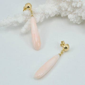 Corail - Argent, Plaqué or, SANS RÉSERVE - Boucles
