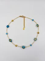 24 karaat - Murano-glas, Geel goud - Halsketting - Glas met