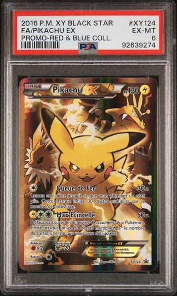 Pokémon - 1 Graded card - Pikachu XY124 Carte promo,
