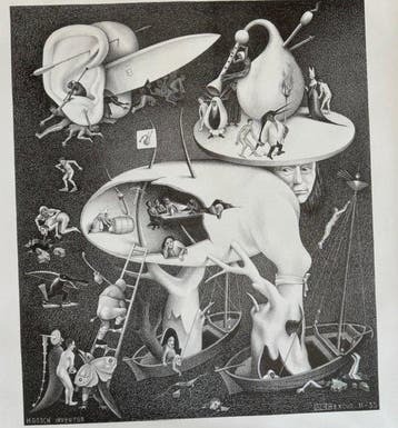 M.C. Escher (1898-1972), after - Hell, Antiek en Kunst