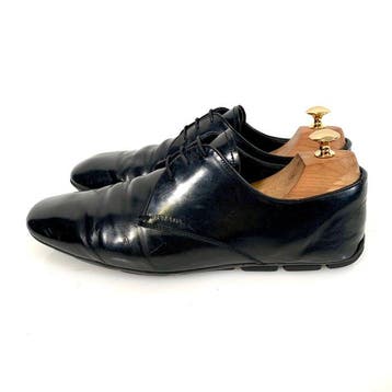 Prada Derby Laced Black 2ED 032 UK 7 + Box - Chaussures à, Nieuw