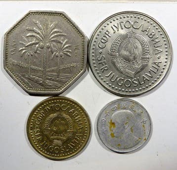 Wereld. Lote internacional – Numismática Mundial - MAIS de, Postzegels en Munten