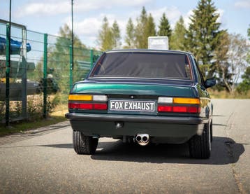 FOX BMW E28 525e met katalysator einddemper - 2x63 Type 10, Verzenden, Nieuw