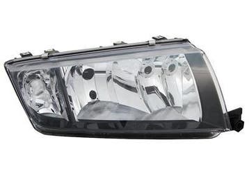 Skoda Fabia 2000-2007 Zwart Koplamp Rechts (Koplampen), Verzenden, Nieuw