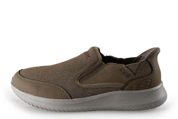 Skechers Instappers in maat 43 Bruin, Bruin, Verzenden, Overige typen, Zo goed als nieuw