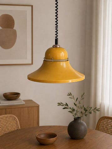 Tibor Nadai - Plafondlamp - Y002 - emaille - 60s-design