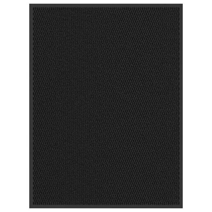 vidaXL Deurmat 90x120 cm zwart, Jardin & Terrasse, Paillassons, Envoi