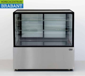 HCB Vitrine à pâtisseries mobile 406 litres 120 cm 230 V, Verzenden
