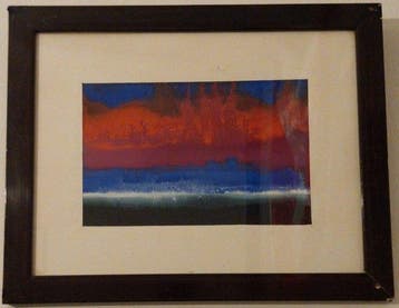 José Lodeiro (1930-1996) - Atardecer sobre la Ría de Vigo y
