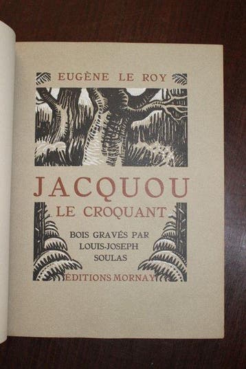 Eugène Le Roy - Jacquou le croquant - reliure de Devauchelle