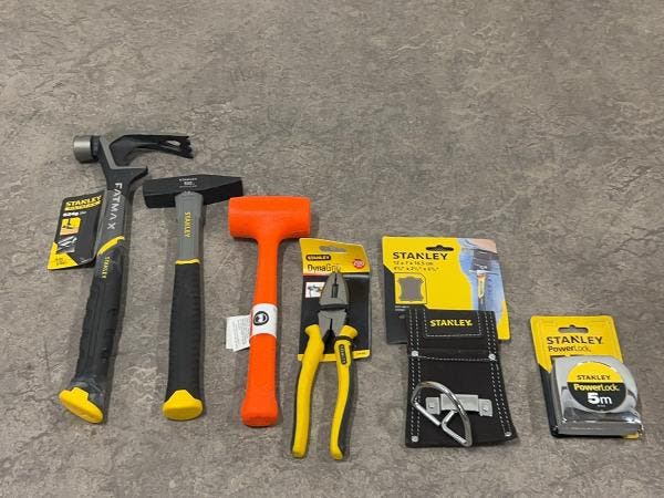 Veiling - Stanley handgereedschap set 6-delig, Bricolage & Construction, Outillage | Outillage à main
