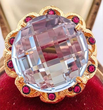 Zonder minimumprijs - Ring - 9 kt. Roségoud, Zilver, Nieuw