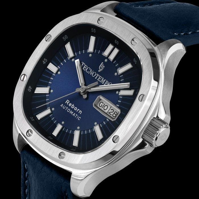 Tecnotempo - Automatic - Reborn - Blue dial - TT.RE.BL, Bijoux, Sacs & Beauté, Montres | Hommes