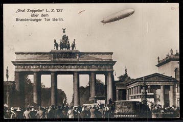 Empire allemand - Dirigeable Graf Zeppelin, 12.9.1929,