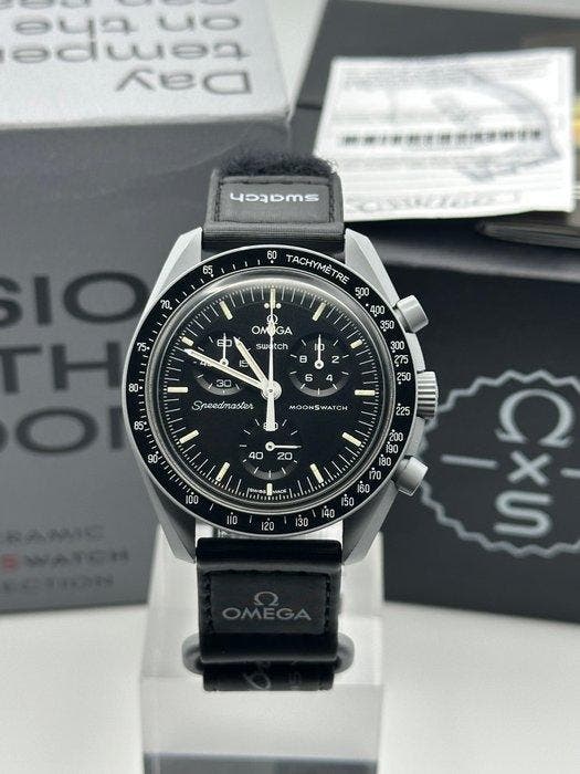 Omega x Swatch - MoonSwatch - Mission to the Moon - Sans, Handtassen en Accessoires, Horloges | Heren