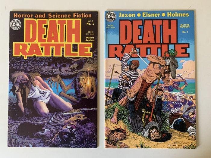 Death Rattle #1/18 - Complete Series - 18 Comic - EO -, Livres, BD | Comics
