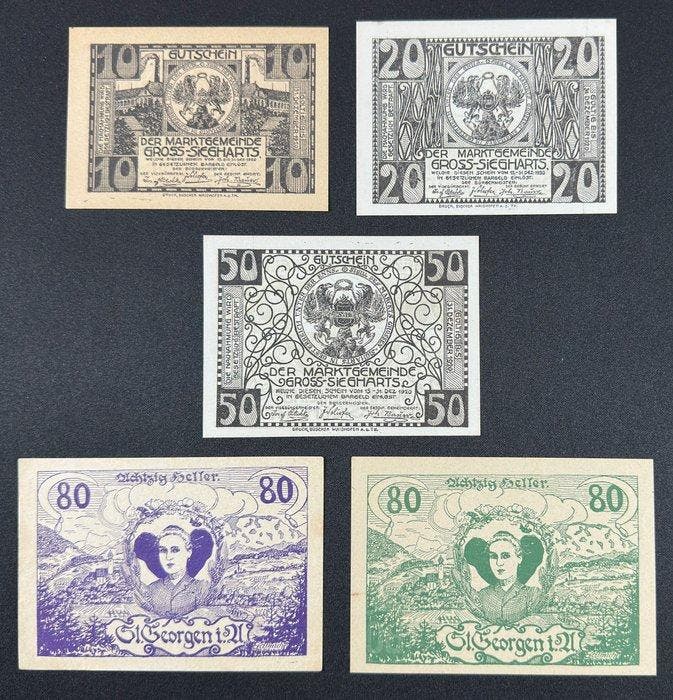 Oostenrijk. - 188 banknotes - 1920 (Zonder minimumprijs), Postzegels en Munten, Bankbiljetten | Europa | Niet-Eurobiljetten