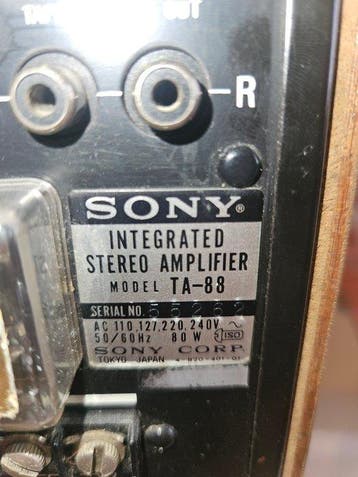 Sony - TA88 Amplificateur intégré à semi-conducteurs, Nieuw