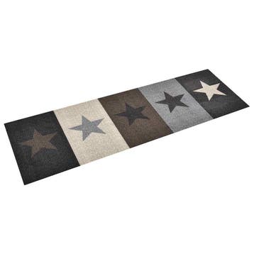 vidaXL Keukenmat wasbaar Star 45x150 cm, Verzenden