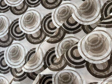 Tessuto optisch ovaal Space Age - futuristisch - Textiel -
