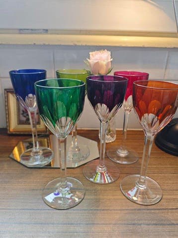 Baccarat - Wijnglas - Kristal, Antiek en Kunst