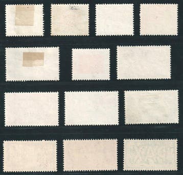 Zwitserland 1945 - Zwitserland 447-59, PAX set 5 Rp.-10 Fr.