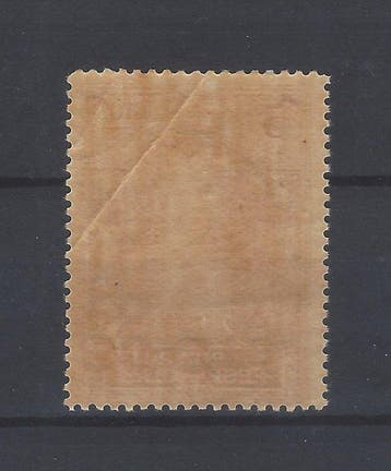 Spanje 1927 - Rode Kruis - Variëteit omgekeerde habilitatie, Gestempeld