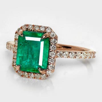 Zonder minimumprijs - Ring - 14 karaat Geel goud, IGI 2,29, Nieuw